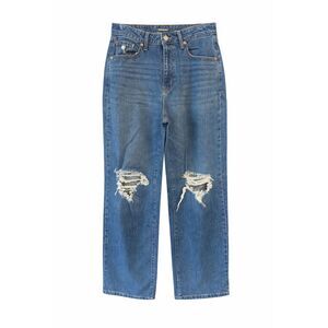 546 Women's Super-High Rise Distressed Jeans Comfort Cotton